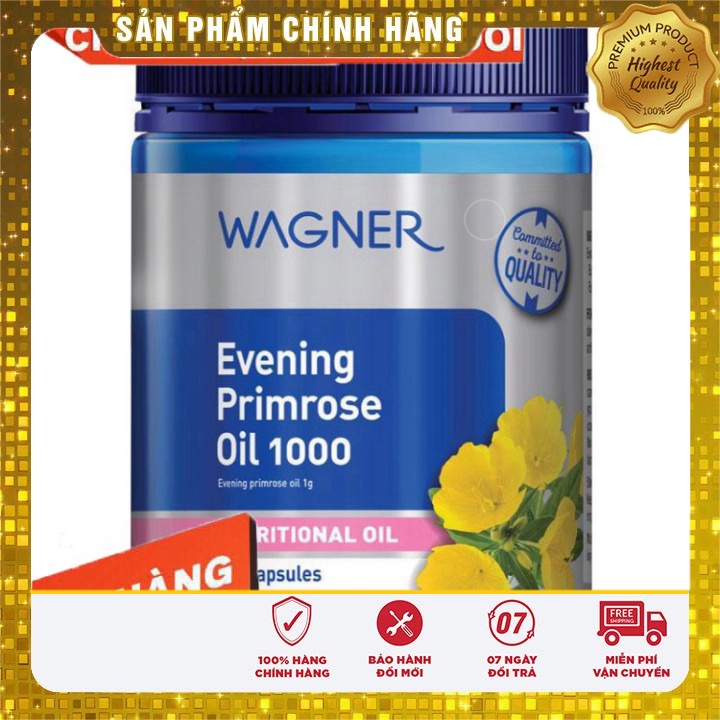 Tinh Dầu Hoa Anh Thảo Wagner Evening Primrose Oil 1000 200viên