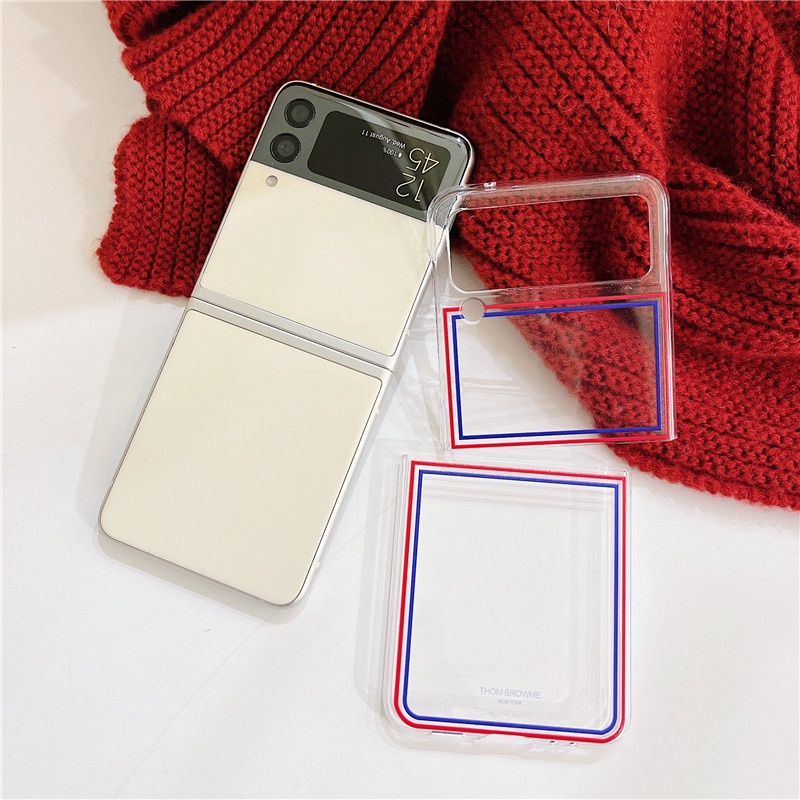 Ốp Điện Thoại PC Cứng Trong Suốt Chống Sốc Cho Samsung Galaxy Z Flip 4 5G Z Flip 3 Z Flip 1 / 2