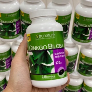 [Mẫu mới 340 viên]Viên uống bổ não Ginkgo Biloba Trunature