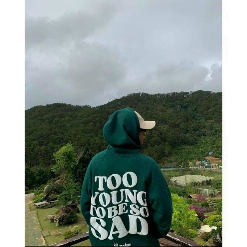 Áo khoác chui đầu hoodie nỉ ngoại too young unisex ulzzang nam nữ