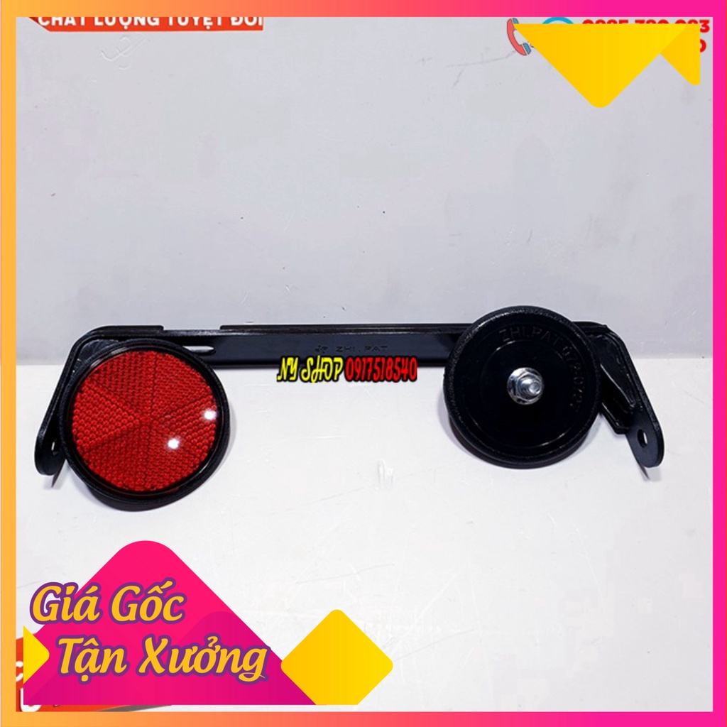ĐÈN PHẢN QUANG (MẮT MÈO) ZHIPAT GẮN ĐUÔI BIỂN SỐ CHO MỌI LOẠI XE  (Ảnh Sp thật)