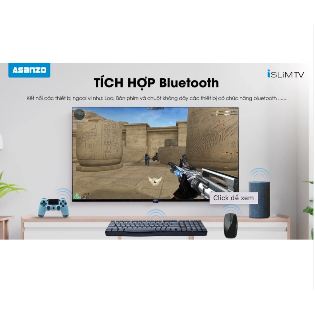 [Mã ELHAMS5 giảm 6% đơn 300K] Smart Tivi Asanzo 43 Inch Full HD 43SL800 , Asanzo 43SL800N