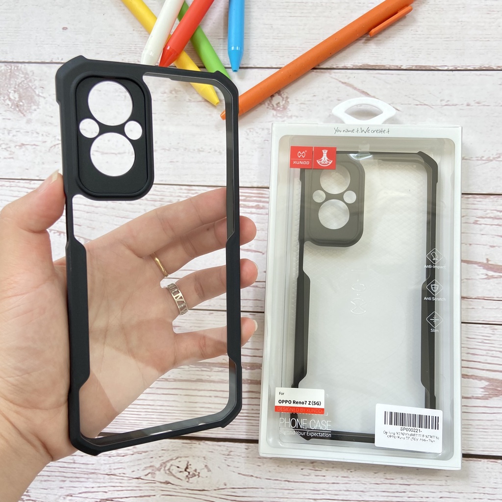 Ốp lưng XUNDD OPPO Reno 7 5G / 7 Pro 5G / 7Z 5G - Chống shock, Mặt lưng trong, Viền TPU