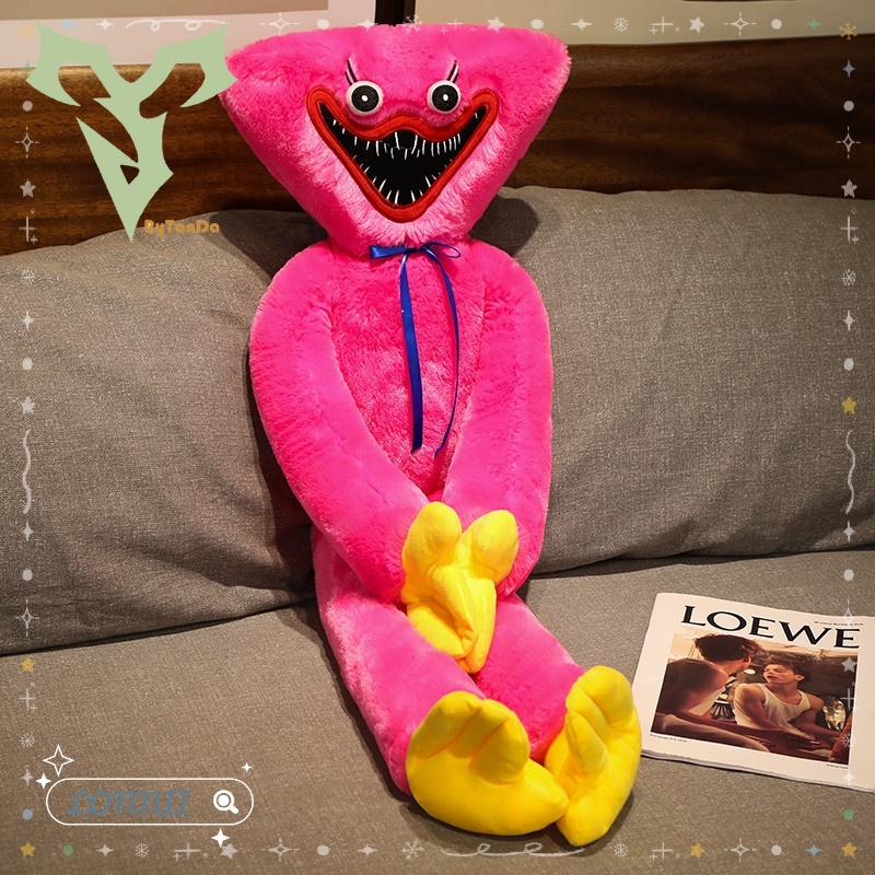 120/150cm Poppy playtime chapter 2 Thú Nhồi Bông Hình Nhân Vật Wuggy Wuggy Mềm Mại Đáng Sợ