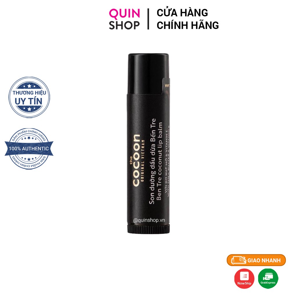 Son Dưỡng Dầu Dừa Bến Tre Cocoon Coconut Lip Balm