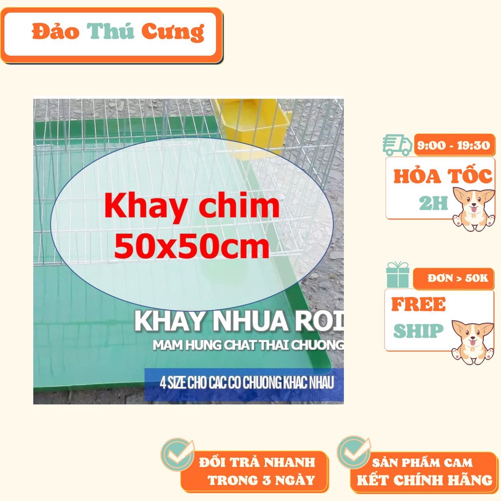 Mâm hứng Chuồng Lồng dạng Khay vệ sinh cho chó mèo hứng kít lồng chó mèo khay hứng chuồng thú cưng