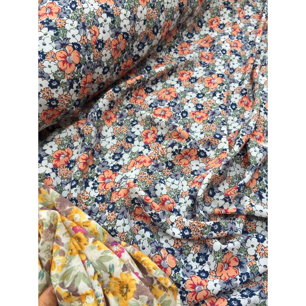 ❤️❤️❤️Lụa tằm hoa nhí 2565