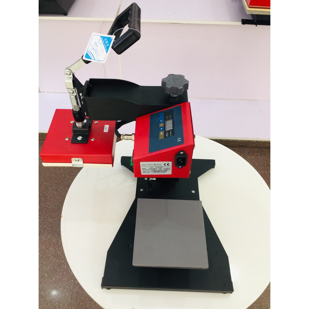 💥 Máy Ép Logo Kích Thước 15x15cm Ép Chuyển Nhiệt Ép Tem Mác Lên Quần Áo 👕