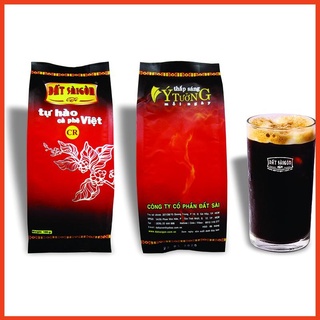 Cà phê đất sài gòn pha phin đen đá cr gói 100g