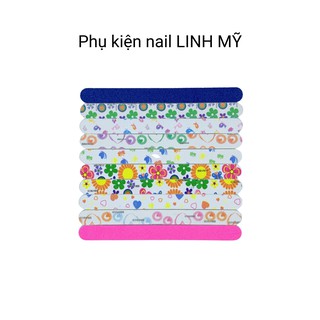 Sỉ dũa móng tay - lốc 100 cây dũa bông độ nhám thông dụng 120/120