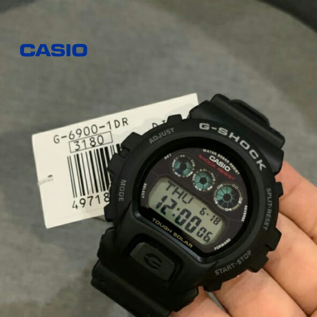 Đồng hồ nam CASIO G-Shock G-6900-1DR chính hãng - Bảo hành 5 năm, Thay pin miễn phí