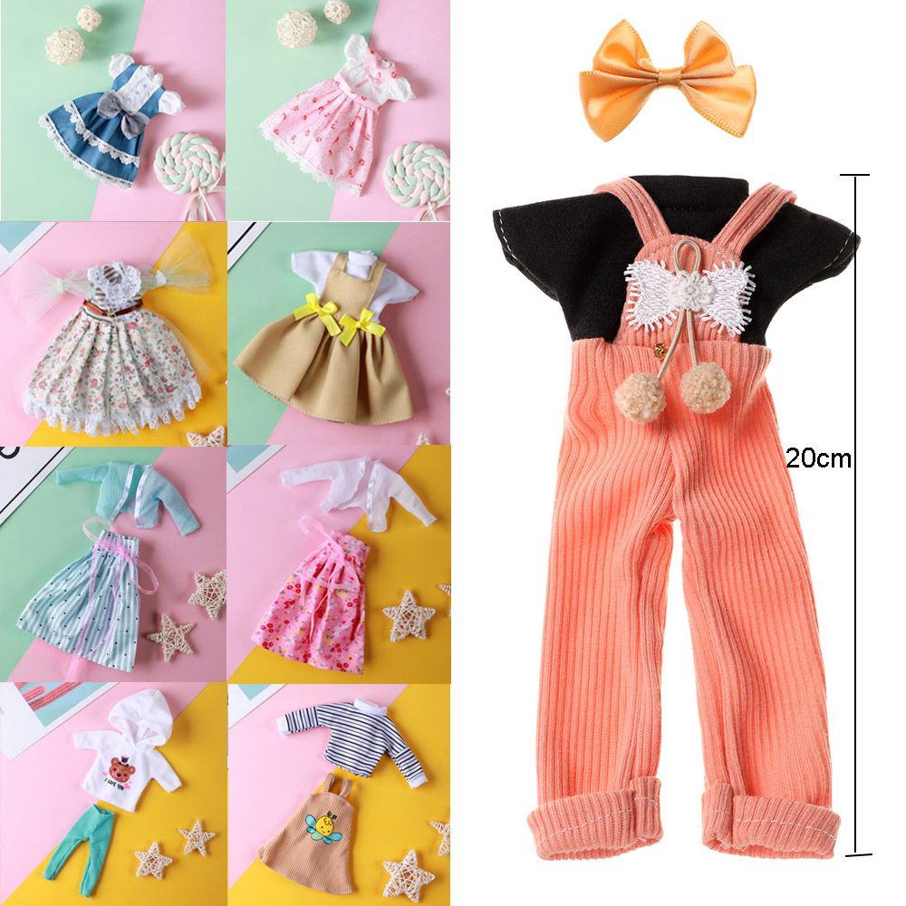 Trang phục mùa hè bằng vải phối ren cho búp bê kích thước 1/6 mới dễ thương