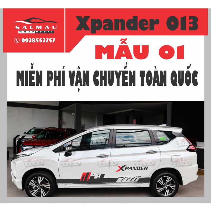 Tem dán ô tô xpander 013