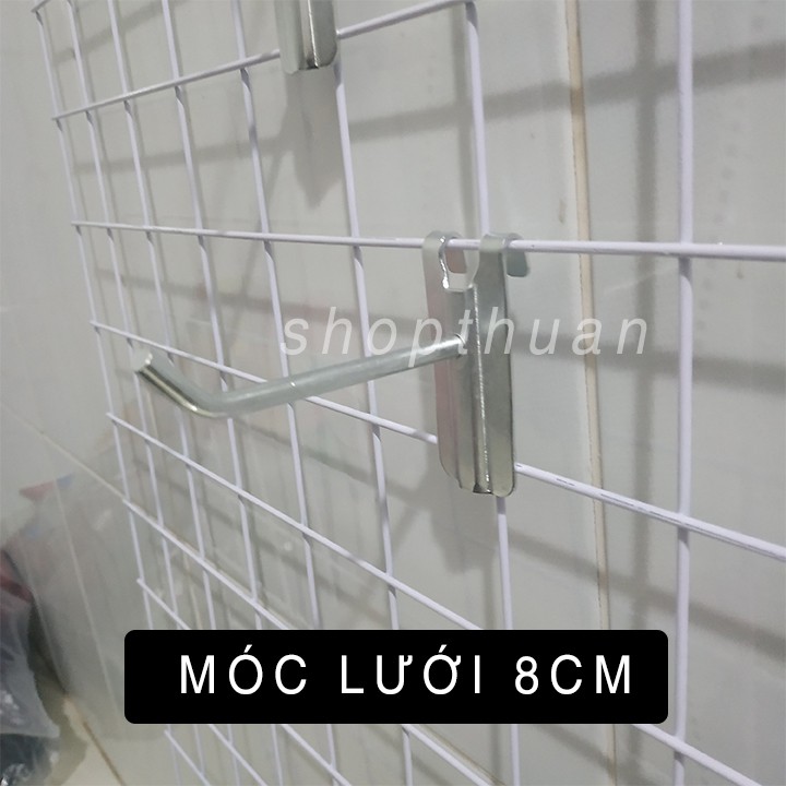 Móc lưới sắt 8cm - Đường kính tay lưới 5mm - móc sắt treo lưới. móc treo lưới