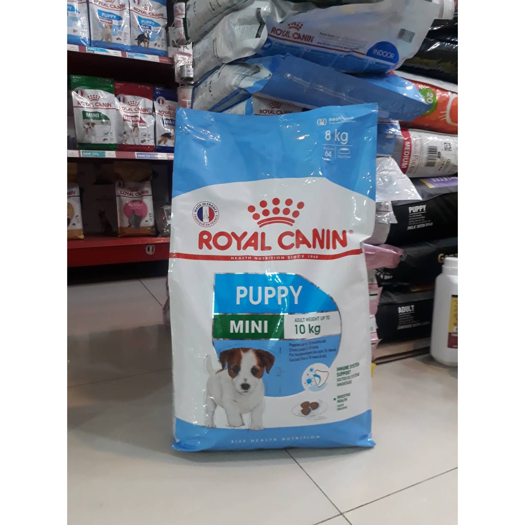 2kg&quot;'ROYAL CANIN MINI PUPPY Dành cho chó Mini (cân nặng tối đa 10kg) và đang trong lứa tuổi Puppy từ 2 đến 10 tháng