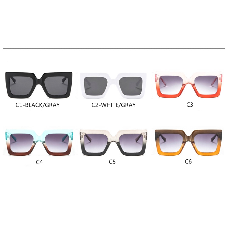 Kính râm gọng vuông châu Âu và Mỹ mới