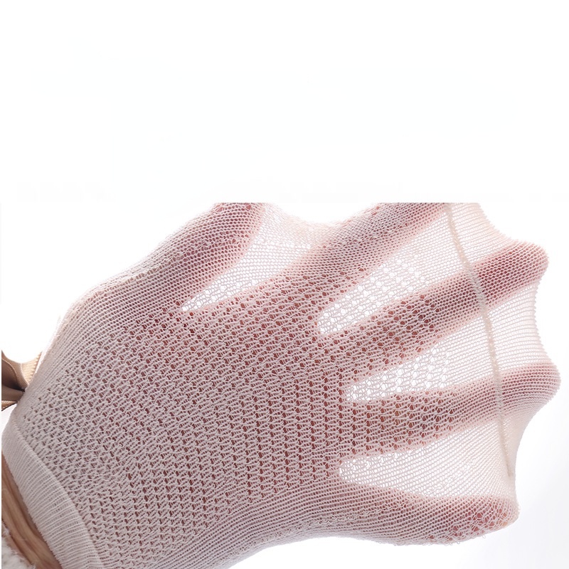 1 Đôi Vớ Vải Lưới / Cotton Thoáng Khí Đính Nơ Dễ Thương Cho Bé Sơ Sinh