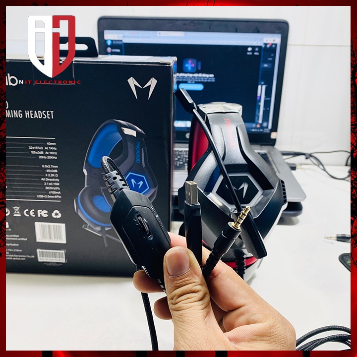Tai nghe chụp tai máy vi tính laptop chuyên game cao cấp Microlab G7 headphones có dây