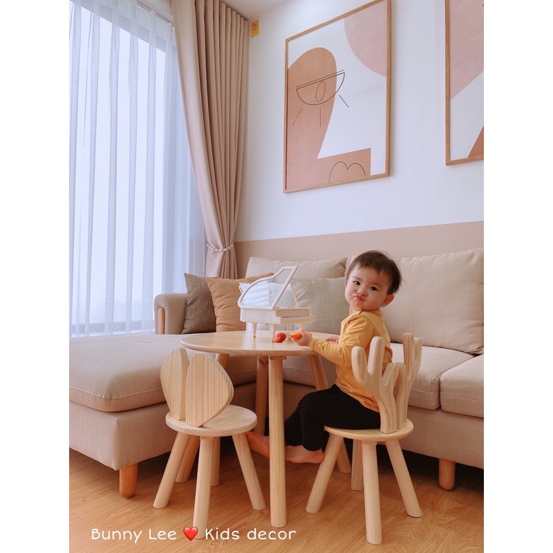 Bàn ghế cho bé - 100% gỗ thông cao cấp nhập khẩu New Zealand và Bắc Mỹ | BigBuy360 - bigbuy360.vn