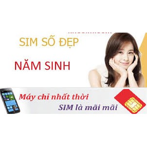 SIM NĂM SINH 9X - SIM VIETTEL TRẢ TRƯỚC SỐ ĐẸP