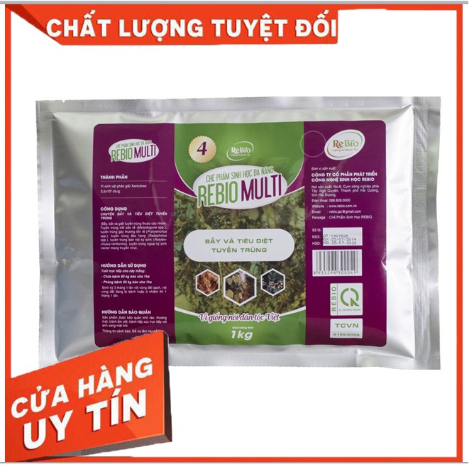 Chế phẩm sinh hoc 𝐑𝐄𝐁𝐈𝐎 𝐌𝐔𝐋𝐓𝐈 𝟒 ⚡CHÍNH HÃNG⚡ thuốc trị tuyến trùng vùng rễ, vàng lá thối rễ cho cây trồng..