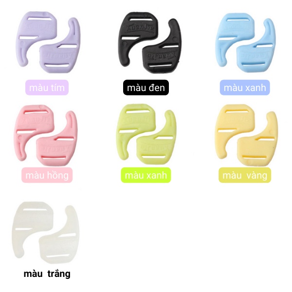 Cặp cài tai silicone nhỏ chống trượt mắt kính phụ kiện cho mắt kinh