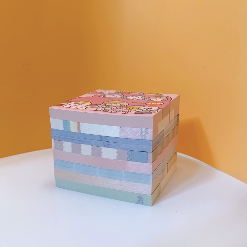 Giấy note ghi chép Vuông cute, giấy nhớ phong cách Hàn quốc- PK018