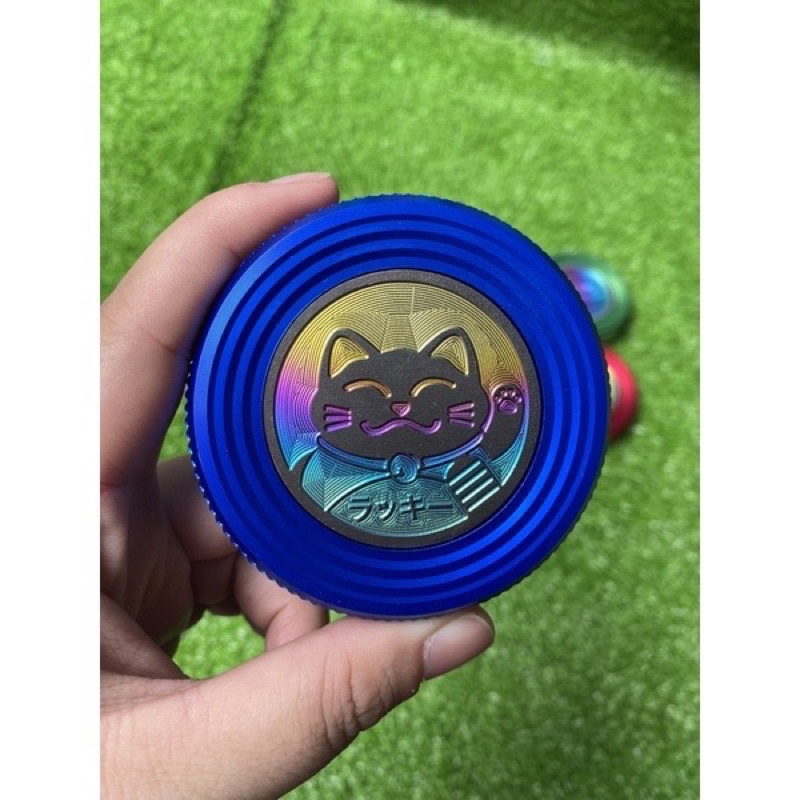 Nắp Bình Xăng CNC Tặng Tem Titan Mèo Thần Tài