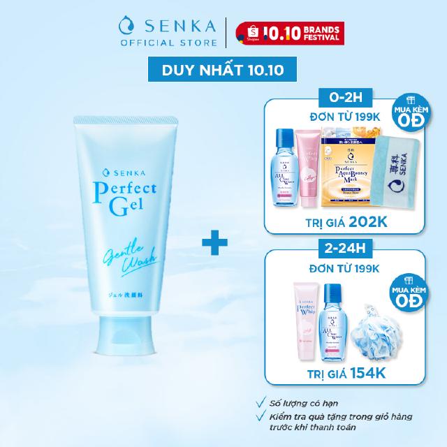 Gel rửa mặt dịu nhẹ Senka Perfect Gel Gentle Wash (100g)_16525