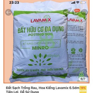 đất sạch lavamix loại dưới 3kg