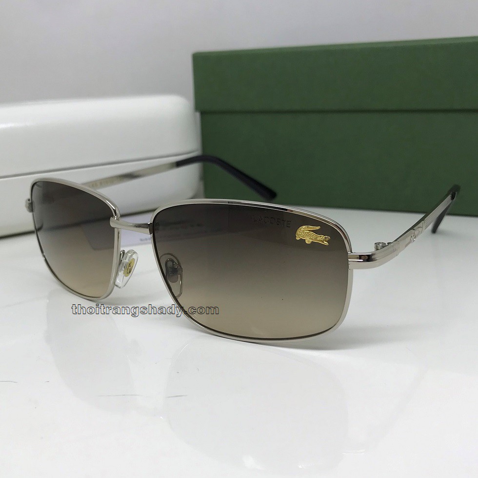 Kính Nam Lacoste Rêu Khói LC03 Full Box