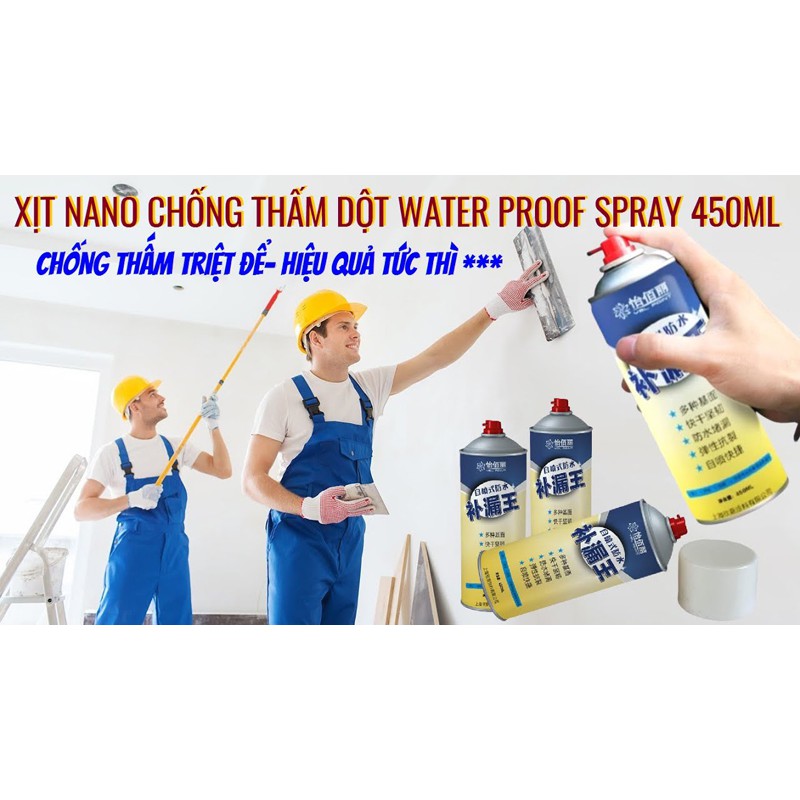 Chai xịt chống thấm nước chống dột WaterProof 450ML