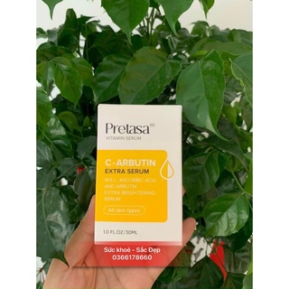 Serum Pretasa Vitamin C Arbutin sáng da mờ thâm 30ml