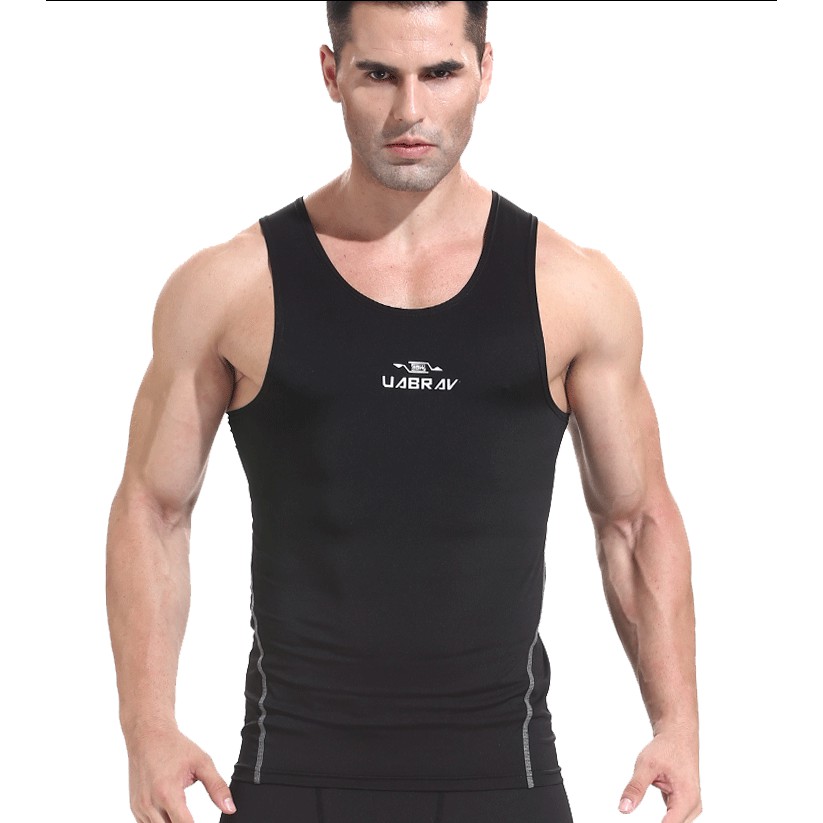 ÁO BODY TẬP GYM Sát Nách - ĐEN