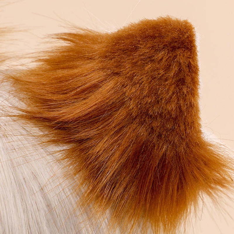 Băng Đô Tai Lông Xù Hóa Trang Anime Đáng Yêu Dịp Halloween