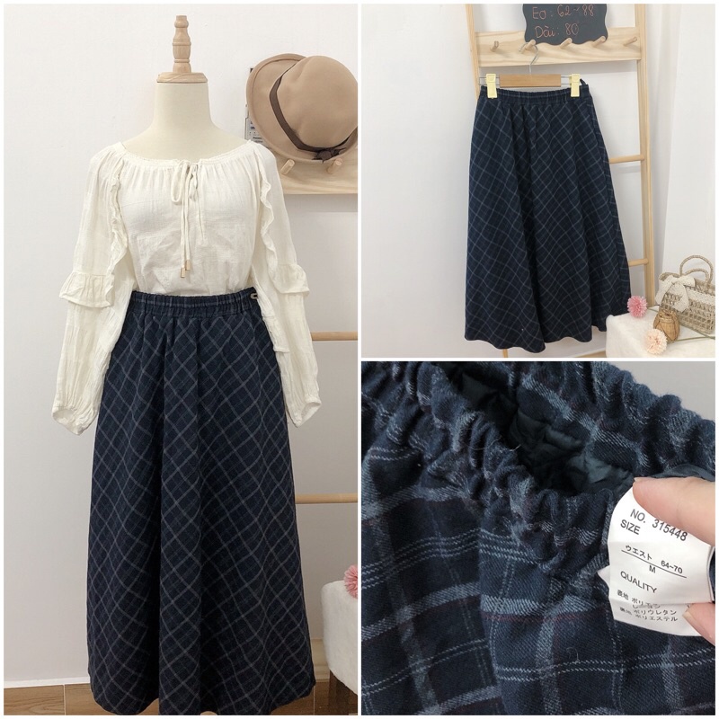 Chân váy dài hiệu dưới 65 kg