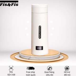 Bình đun nước siêu tốc mini  FINOSE BN3 kiêm đun nước pha sữa cho trẻ kiêm bình giữ nhiệt đa năng du lịch tiện lợi