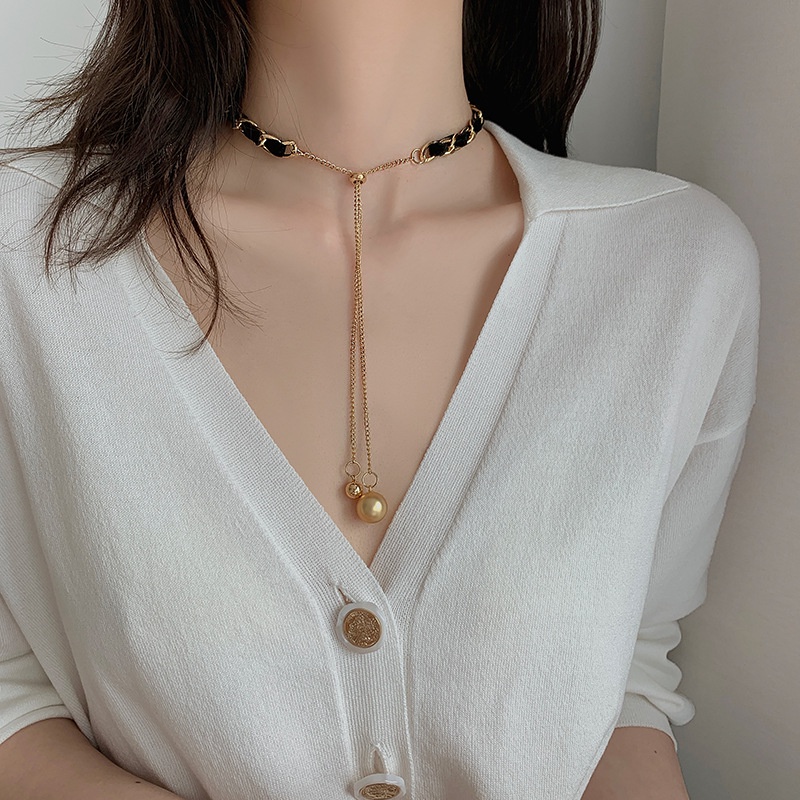 Vòng cổ Sợi Xích 2022 Phong Cách Hip-hop Sang Trọng Cho Nữ