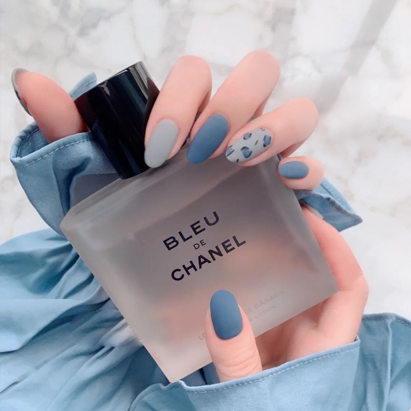 Bộ 40 Kiểu Móng Tay Giả Ngắn In Họa Tiết Thời Trang Mới