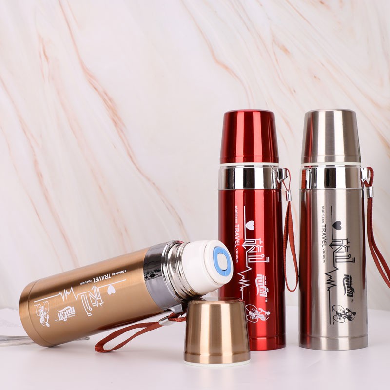Bình Giữ Nhiệt Inox 304 Có Nắp Size 800ML