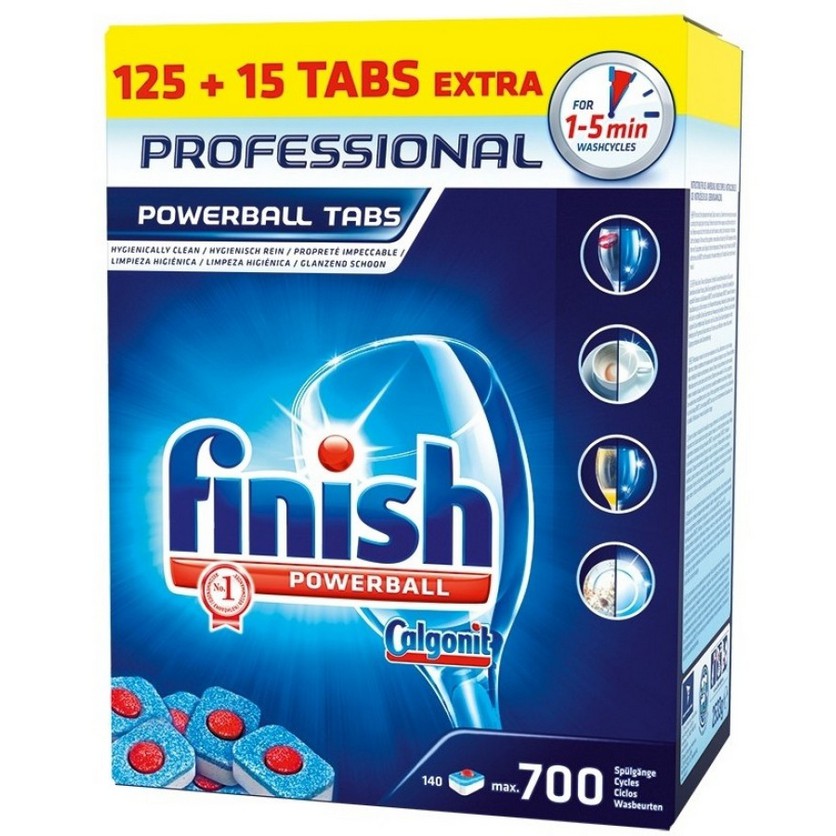 Viên Rửa Bát Cao cấp FINISH 140 viên Extra PROFESSIONAL ĐỨC [CHÍNH HÃNG ĐỨC]