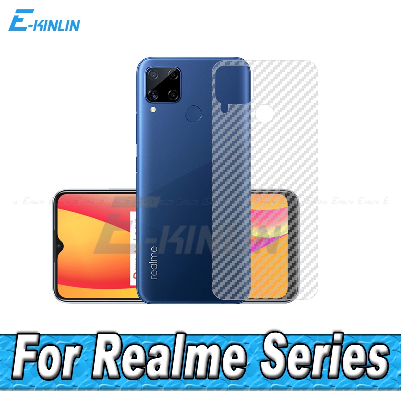 Bộ 5 Miếng Dán Bảo Vệ Mặt Sau Cho Realme C35 / C33 / C31 / C30 / C30s / C25 / C25s / C25Y / C21 / C21Y / C20 / C20A / C17 / C12 / C11 / C3 / C3i Kính