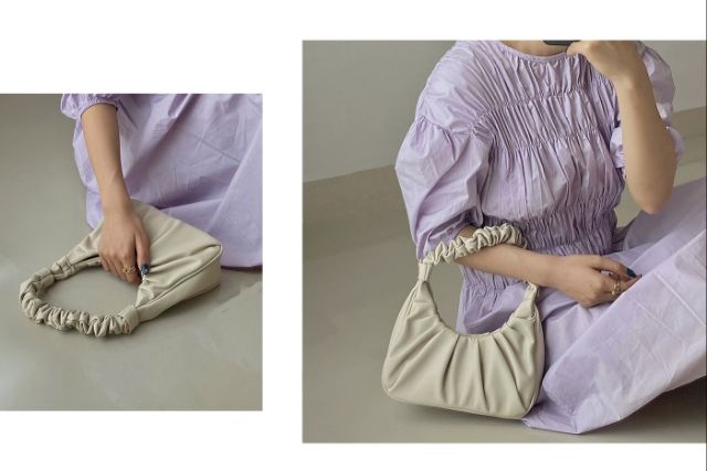 Túi kẹp nách mây gấp nếp