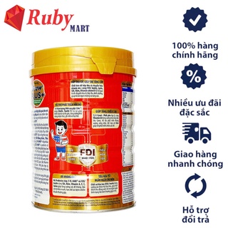 [Date 1.2025] Sữa Bột Nutifood Grow Plus Đỏ lon 900g