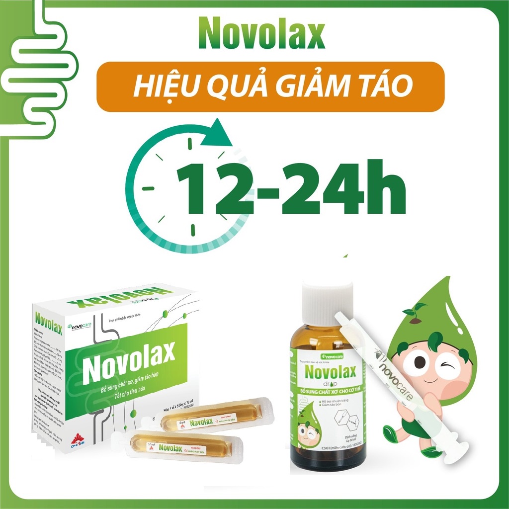 ✅ NOVOLAX - Chất Xơ Hoà Tan từ Thiên Nhiên giảm táo bón, nuôi dưỡng hệ vi sinh đường ruột