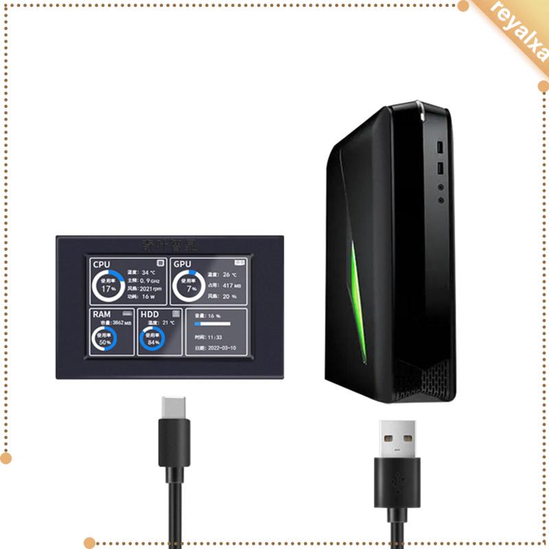 Màn Hình Máy Tính Mini Cổng USB Loại C Cho CPU GPU RAM HDD 3.5 inch Ốp | BigBuy360 - bigbuy360.vn