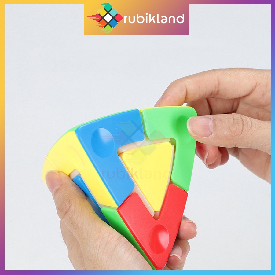 Rubik Pyraminx Duo Cube Rubic Tam Giác Biến Thể Đồ Chơi Trí Tuệ Trẻ Em