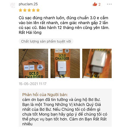 [Bh 12Th] Củ Sạc Nhanh Iphone, Samsung 18W Hoco C72Q 3.0QC Chính Hãng,Cốc sạc nhanh, Oppo, Vivo,v.v…- Bơ Bư