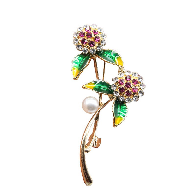 Trâm Cài Áo Hình Hoa Anh Đào Bằng Hợp Kim Nhiều Màu Sắc