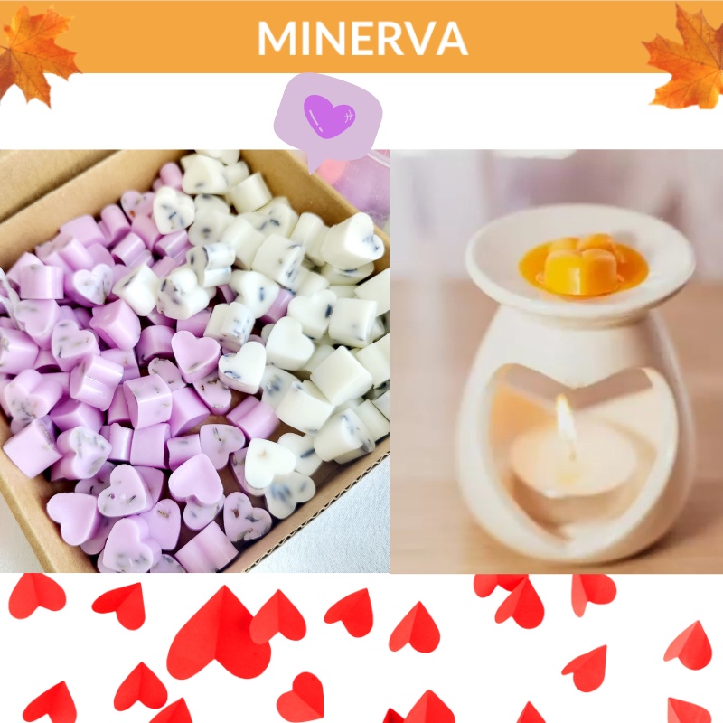 Túi 10 vien sáp thơm tinh dầu hình trái tim làm quà tặng tiệc cưới , lễ hội , gift door , event